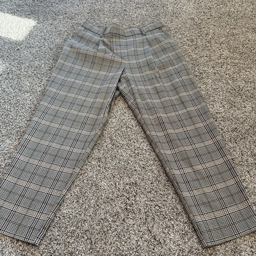 Women’s tan/brown Plaid Pants